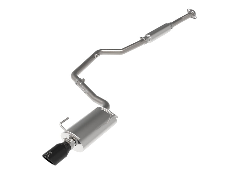 aFe POWER Takeda 12-16 Subaru Impreza 2.0L 2.5in 304SS CB Exhaust w/ Black Tips 49-36052-B 49-36052-B Photo - Primary