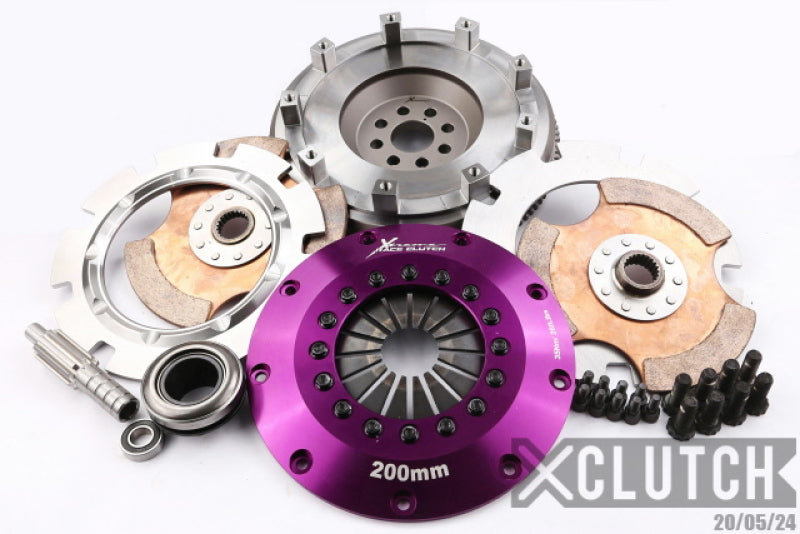 XCLUTCH 01-03 BMW 325Ci Base 2.5L 8in Twin Solid Ceramic Clutch Kit XKBM20530-2E XKBM20530-2E Photo - Primary