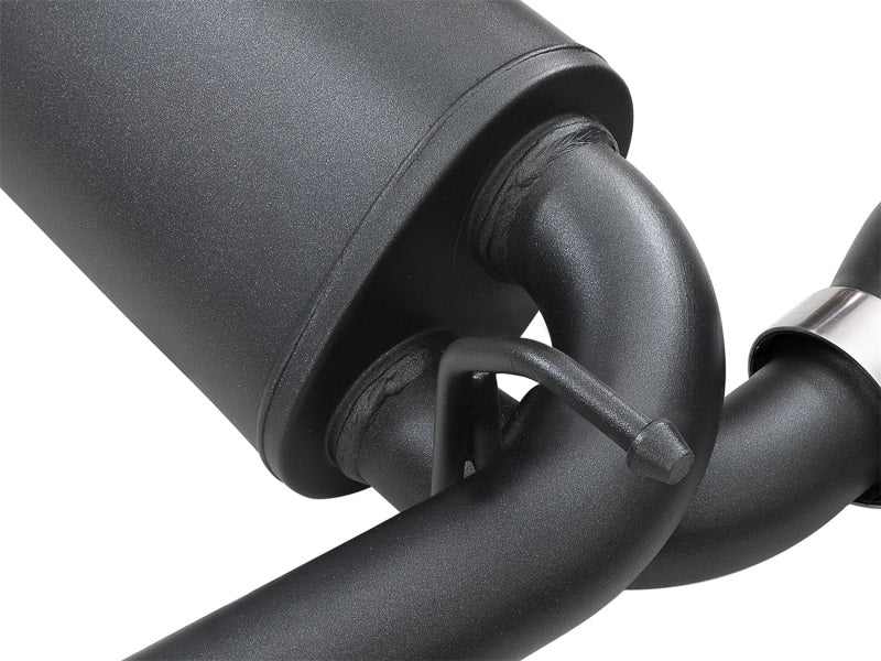 aFe Axle-Back Exhaust System, Rebel Series 2.5in 409 Stainless Steel 49-48067-B Photo - Unmounted