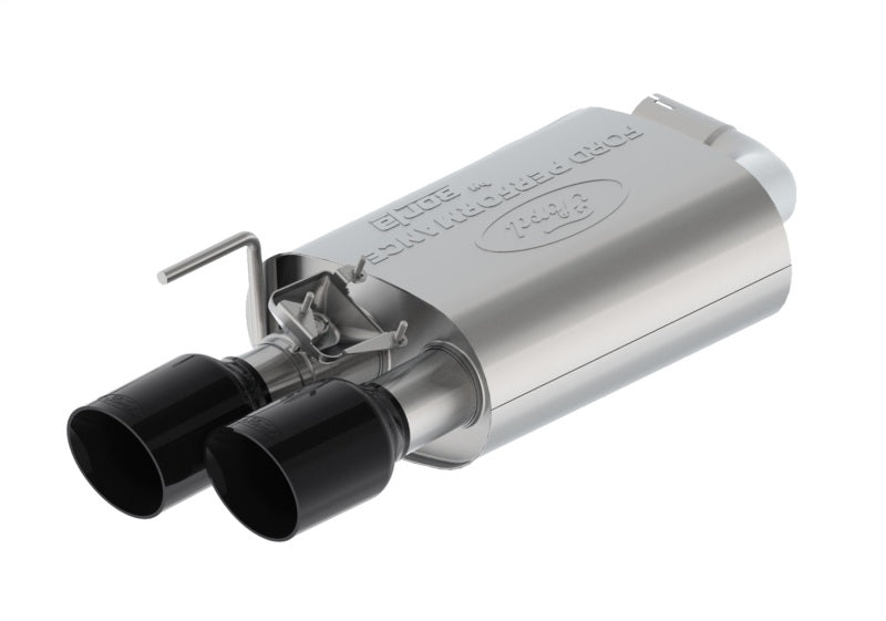 Ford Racing 2024 Mustang 2.3L Extreme Active Axle-Back - Black Tip M-5230-M2EB M-5230-M2EB Photo - Unmounted