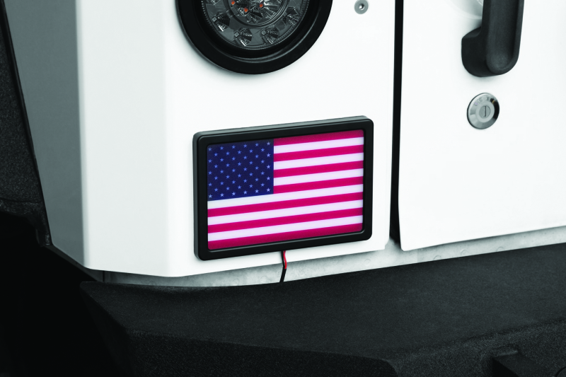 Kuryakyn Freedom Flag Led 4in X 6in Blk 2892 2892 User 1