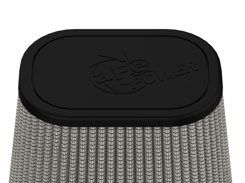 aFe Magnum FLOW Pro DRY S Air Filter 4in F (7-3/4x6-1/2)in B (5-3/4x3-3/4)in T x 7in H 24-90201D 24-90201D Photo - Close Up