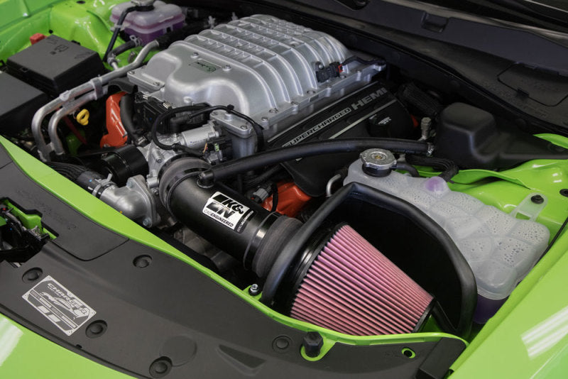K&N Engineering 17- Challenger Hellcat 6.2L Air Intake System KNE69-2553TTK 69-2553TTK Photo - Mounted