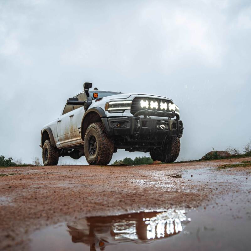 KC HiLiTES SlimLite 8in. LED Light Shield (Shield Only) - Clear 5207 5207 Photo - lifestyle view