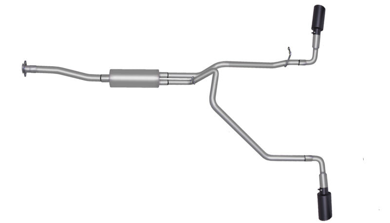 Gibson 15-19 Chevrolet Colorado LT 2.5L 2.25in Cat-Back Dual Extreme Exhaust - Black Elite 65587B 65587B Photo - Primary