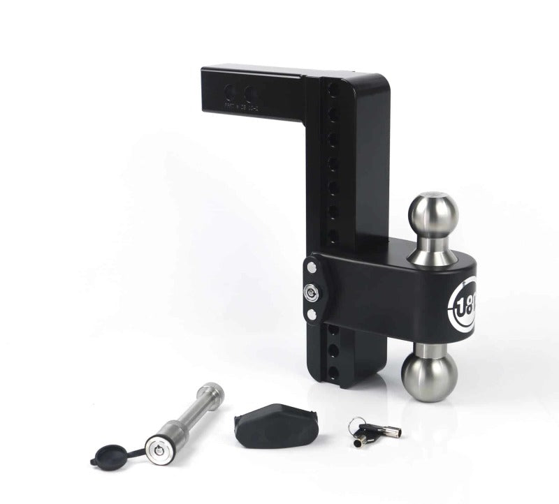 Weigh Safe 180 Hitch 10in Drop Hitch & 2in Shank (10K/12.5K GTWR) w/WS05 - Black Cerakote LTB10-2-KA-CER-BLA LTB10-2-KA-CER-BLA User 1