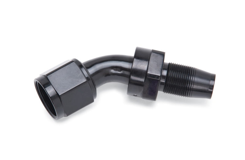 Russell -6 An Hoses End Without Socket 45 Degree Polished & Black Anodized 615093 Photo - Primary