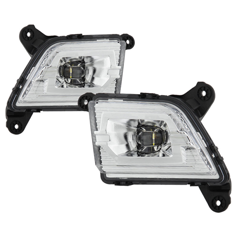 Spyder 19-20 Chevy Silverado 1500 OEM Style Full LED Fog Light w/Switch - Clear (Wont Fit RPO U12) 5086983 5086983 User 1