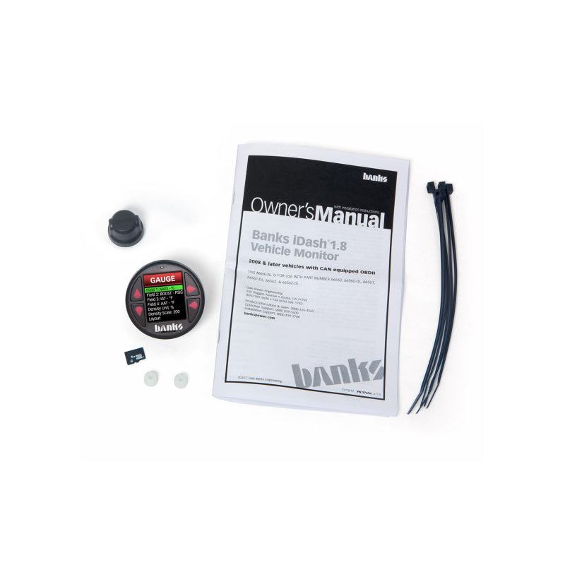 Banks Power iDash 1.8 DataMonster Universal CAN Gauge for use w/Banks 66761 Photo - out of package