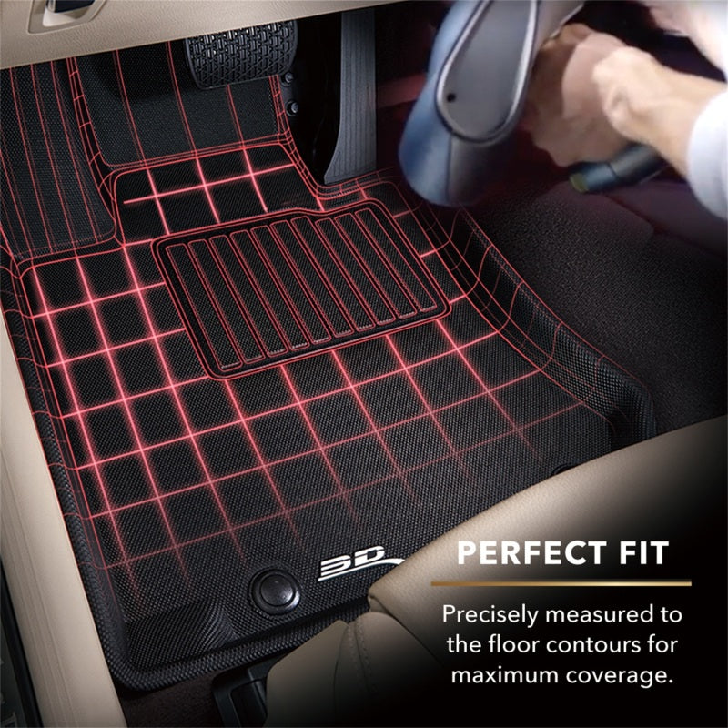 3D MAXpider 12-19 Porsche 911 Carrera/Convertible/S/4/4S (991/991.2) Kagu 1st 2nd Row - Set (Black) L1PO02101509 L1PO02101509 Photo - Mounted