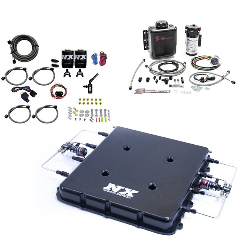 Nitrous Express Nitrous & Water Injection Nitrous Kit w/Billet LT4 Supercharger Lid w/o Bottle 20939BMF-00 20939BMF-00 Photo - Primary