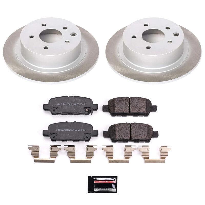 PowerStop Power Stop 2019 Nissan Sentra Rear Semi-Coated Rotor Kit SC8335 SC8335 Photo - Primary