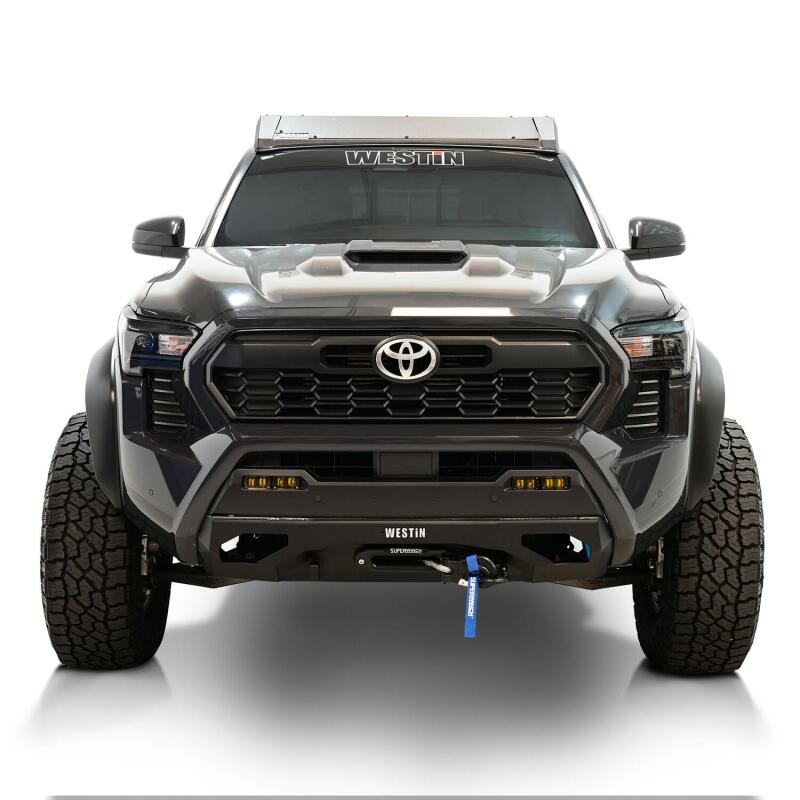 Westin 2024 Toyota Tacoma Pro-Series Mid Width Front Bumper - Textured Black 58-412785 58-412785 Photo - lifestyle view