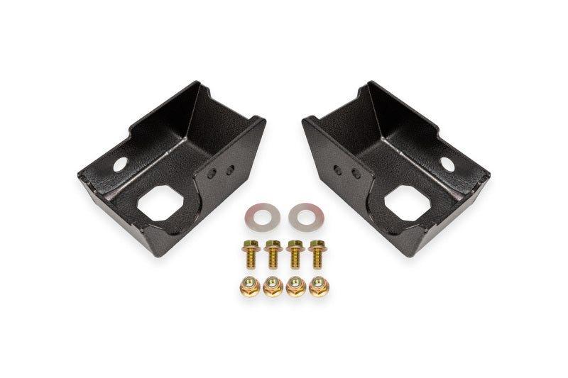 BMR Suspension BMR 21-24 Ford Bronco Rear Shock Mount Skid Plates - Black Hammertone SG1860H SG1860H Photo - Primary