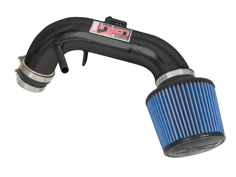 Injen 07-09 Toyota Camry 2.4L 4Cyl Black Tuned Air Intake w/ Air Fusion/Air Horns/Web Nano Filter SP2034BLK SP2034BLK Photo - Primary
