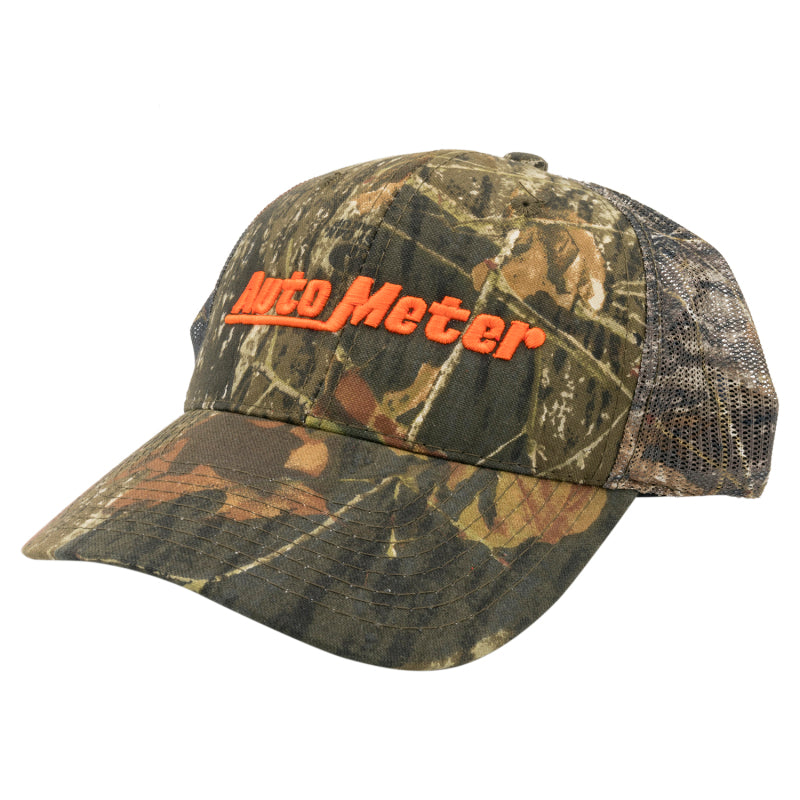 AutoMeter Hat Mesh Black w/ Velcro Hunting Camo Blaze Orange 0444 0444 User 1