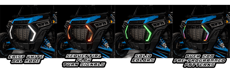 ORACLE Lighting Oracle 19-21 Polaris RZR 1000 Dynamic Surface Mount DRL Signature Light - ColorSHIFT - Dynamic 1447-332 1447-332 User 3