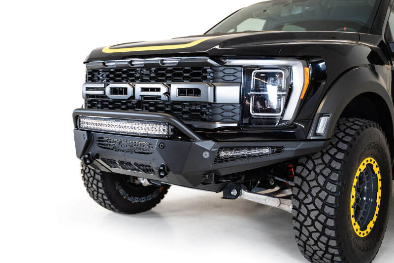 Addictive Desert Designs 21-22 Ford Raptor HoneyBadger Front Bumper F210221180103 F210221180103 Photo - Mounted