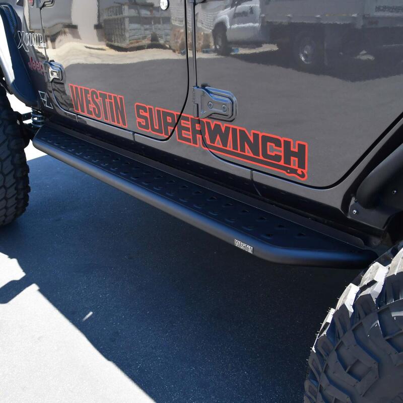 Westin 18-24 Jeep Wrangler (JL) Unlimited 4DR Outlaw Running Board 28-34065 28-34065 Photo - Mounted