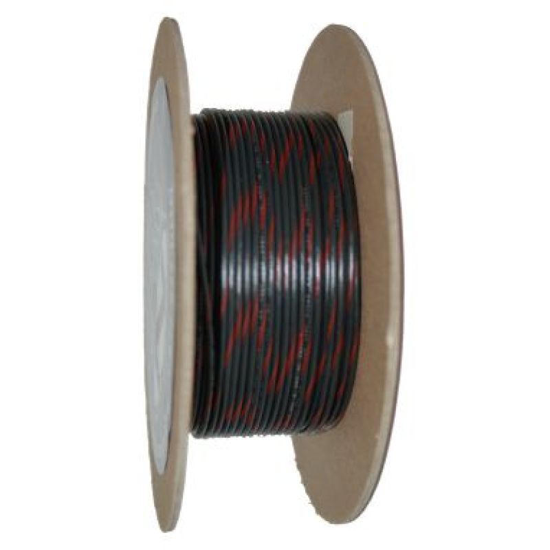 NAMZ OEM Color Primary Wire 100ft. Spool 20g - Black/Red Stripe NWR-02-100-20 NWR-02-100-20 Photo - Primary