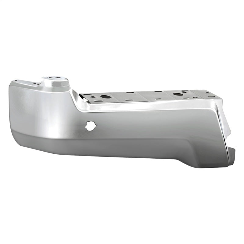 SPYDER XTune 17-19 Ford F250/ F350 Rear Left Bumper Cap End w/ Sensor Hole - Chrome RB-FF25017-BEWS-L 9048999 9048999 Photo - Primary