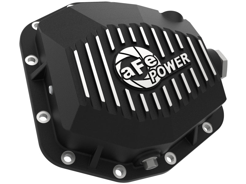 aFe 20-23 Jeep Gladiator JT (Dana M220) Pro Series Rear Differential Cover Black w/ Machined Fins 46-71191B 46-71191B Photo - Unmounted