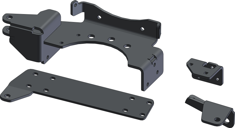KFI Kfi Utv Plw Actuator Rpl Brkt 105895 105895 Photo - Primary