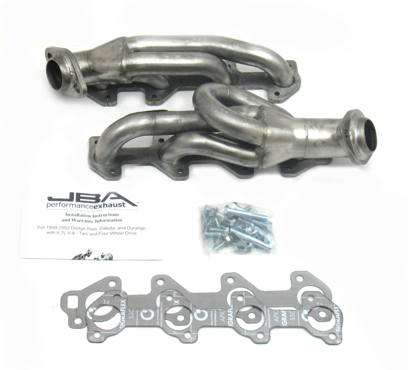 JBA 04-07 Dodge Dakota 4.7L PowerTech 1-1/2in Primary Raw 409SS Cat4Ward Header 1949S-2 1949S-2 Photo - Primary