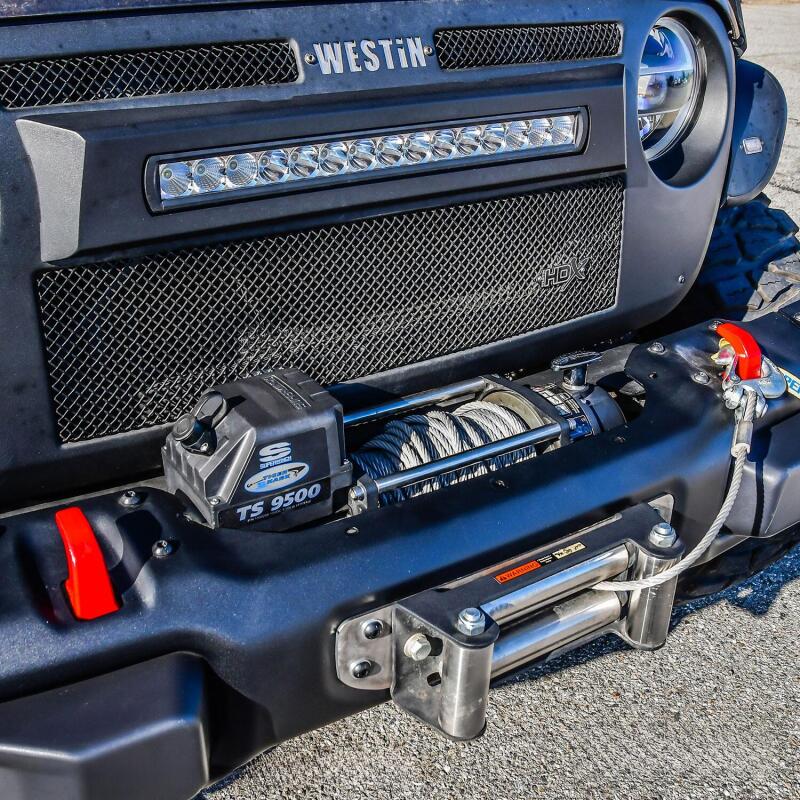 Westin 2018-2021 Jeep JL Wrangler (2dr/4dr) WJ2 Winch Tray - Black 46-23925 46-23925 Photo - Mounted