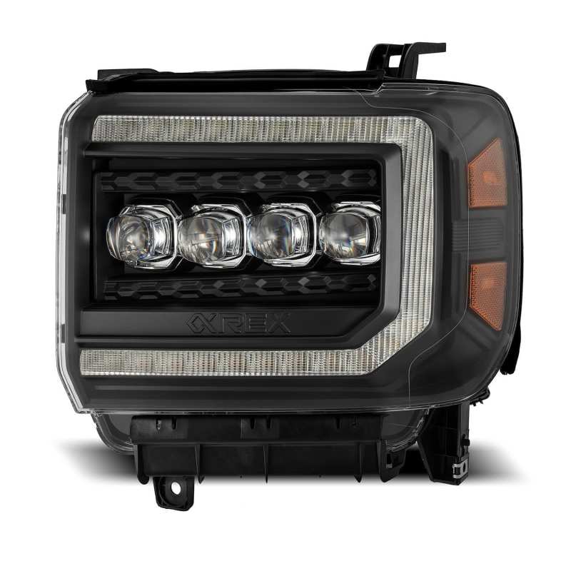 AlphaRex 14-18 GMC Sierra NOVA LED Proj Headlights Plank Style Black w/Activ Light/Seq Signal/DRL 880617 880617 User 2