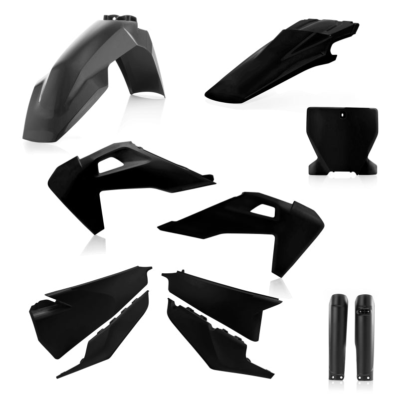 Acerbis 19-22 Husqvarna 125-450 TC/ FX/ FC/2019 TX300/ 20-22 TX300i Full Plastic Kit - Black 2726550001 2726550001 Photo - Primary