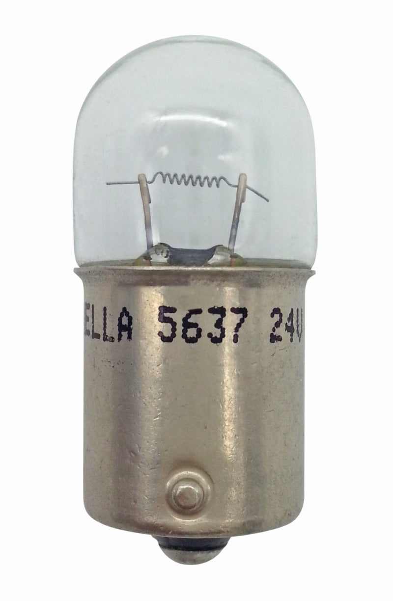 Hella Bulb 5637 24V 10W Ba15S B6 (2) 5637TB 5637TB Photo - Primary