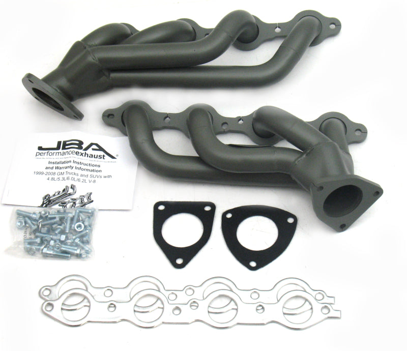 JBA 03-06 GM Truck 6.0L LS w/o EGR 1-5/8in Primary Ti Ctd Cat4Ward Header 1850S-3JT 1850S-3JT Photo - Primary