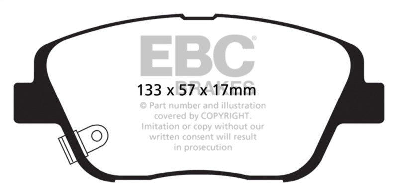 EBC Disc Brake Pad Set DP41864R Photo - Primary