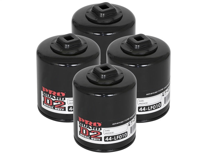 aFe Pro GUARD D2 Oil Filter (4 Pack) GM Gas Trucks 00-14 V6-4.3L 44-LF010-MB Photo - Primary