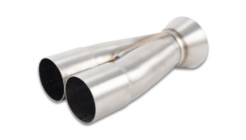 Vibrant 2-1 Merge Collector 2.00in Inlet I.D. x 3.00in Outlet O.D. 8.25in Overall Length 10366 10366 Photo - Primary