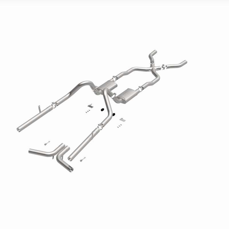 MagnaFlow Chevrolet Bel Air Street Series Crossmember-Back Performance Exhaust System 16596 360 Degree Image Set