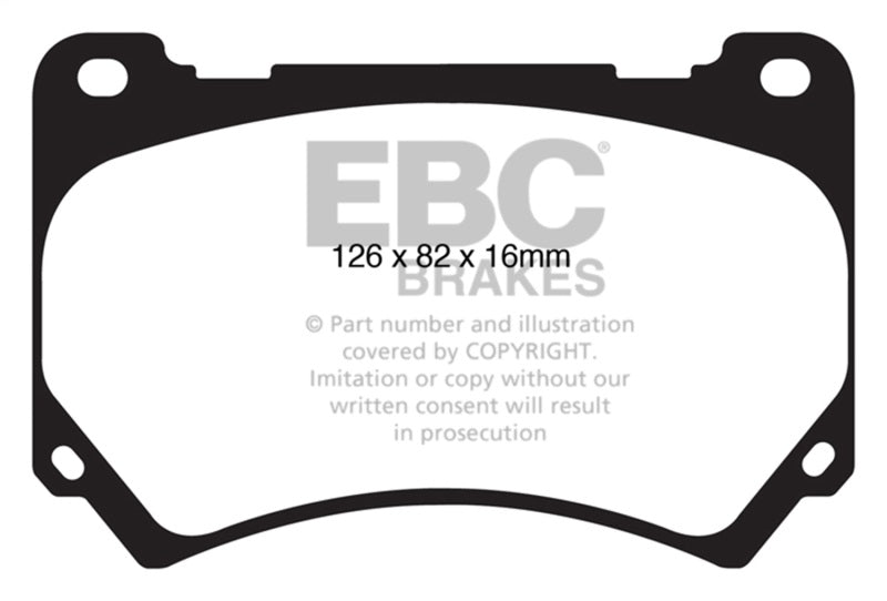 EBC Disc Brake Pad Set DP41849R Photo - Primary