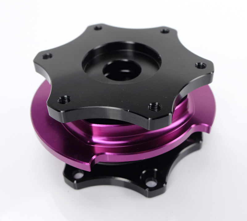 NRG Quick Release SFI SPEC 42.1 - Shiny Black Body / Shiny Purple Ring SRK-R200BK-PP SRK-R200BK-PP User 1