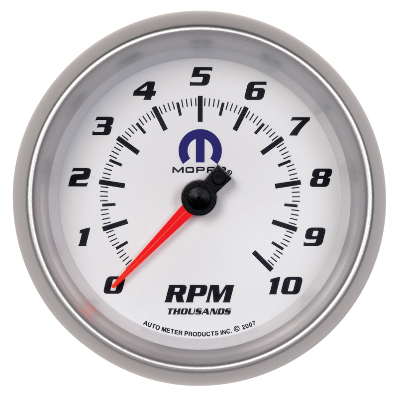 Autometer Mopar 3-3/8in (85.7mm) Tachometer 10,000 RPM 880038 880038 Photo - Primary