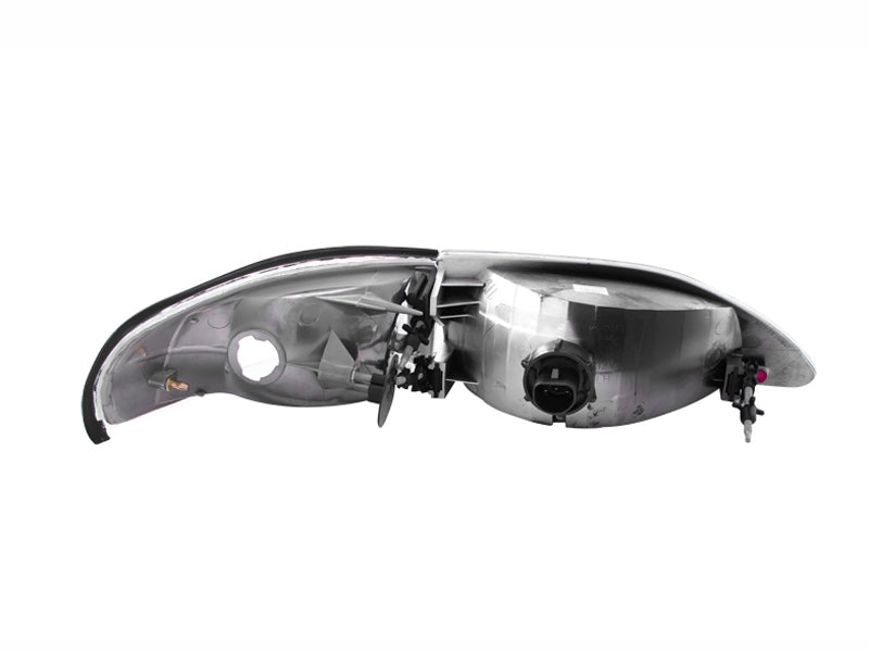 Anzo 1994-1998 Ford Mustang Crystal Headlights Chrome 121262 Photo - Unmounted