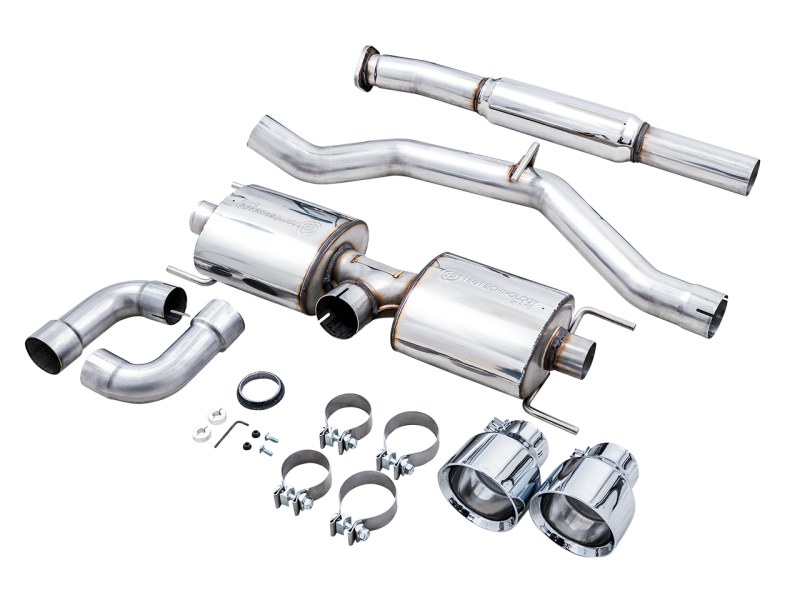 AWE Tuning AWE Subaru BRZ/ Toyota GR86/ Toyota 86 Touring Edition Cat-Back Exhaust- Chrome Silver Tips 3015-32486 3015-32486 Photo - out of package