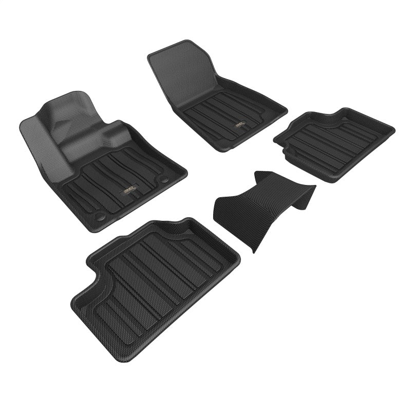 3D MAXpider 2023+ Volvo C40 Recharge Elitect Floor Mat- Black R1 R2 R3 E1VV04501809 E1VV04501809 Photo - Primary