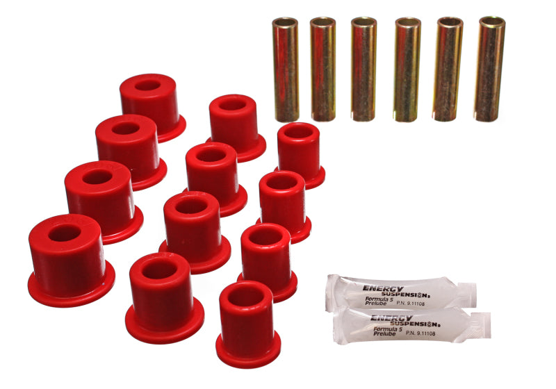 Energy Suspension Leaf Spring Bushing Set Red Ford Bronco II All 1986-1990 4.2134R Photo - Primary