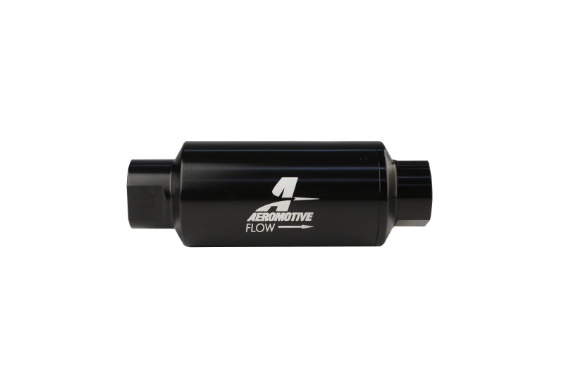 Aeromotive 10 Micron, ORB-10 Black Fuel Filter 12321 Photo - Primary
