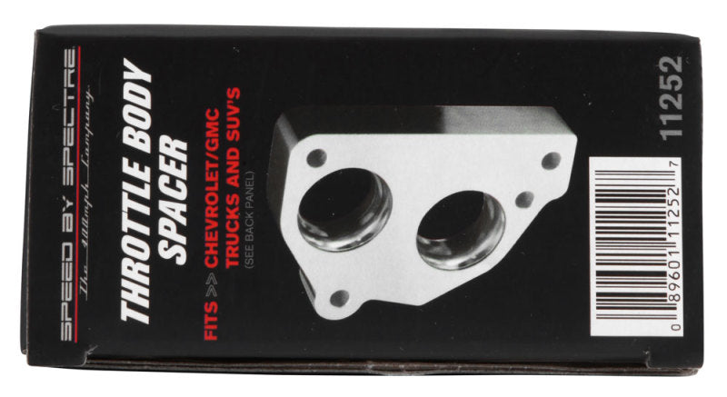 Spectre 86-95 GM 4.3L/5.0L/5.7L Throttle Body Injection Spacer 11252 11252 Photo - in package