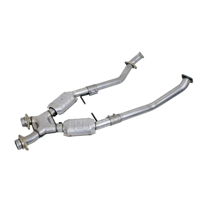 BBK 96-98 Mustang 4.6 GT High Flow X Pipe With Catalytic Converters - 2-1/2 1666 1666 Photo - Primary