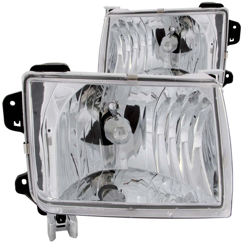Anzo 1998-2000 Nissan Frontier Crystal Headlights Chrome 111049 Photo - Primary