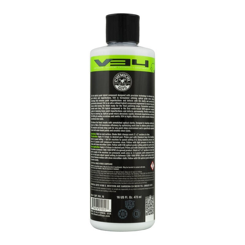 Chemical Guys V34 Optical Grade Hybrid Compound - 16oz (P6) GAP_V34_16 GAP_V34_16 User 1