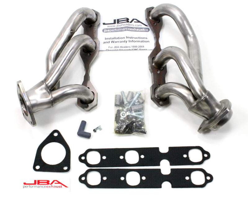 JBA 03-13 GM Truck 4.3L V6 1-1/2in Primary Raw 409SS Cat4Ward Header 1842S-9 1842S-9 Photo - Primary